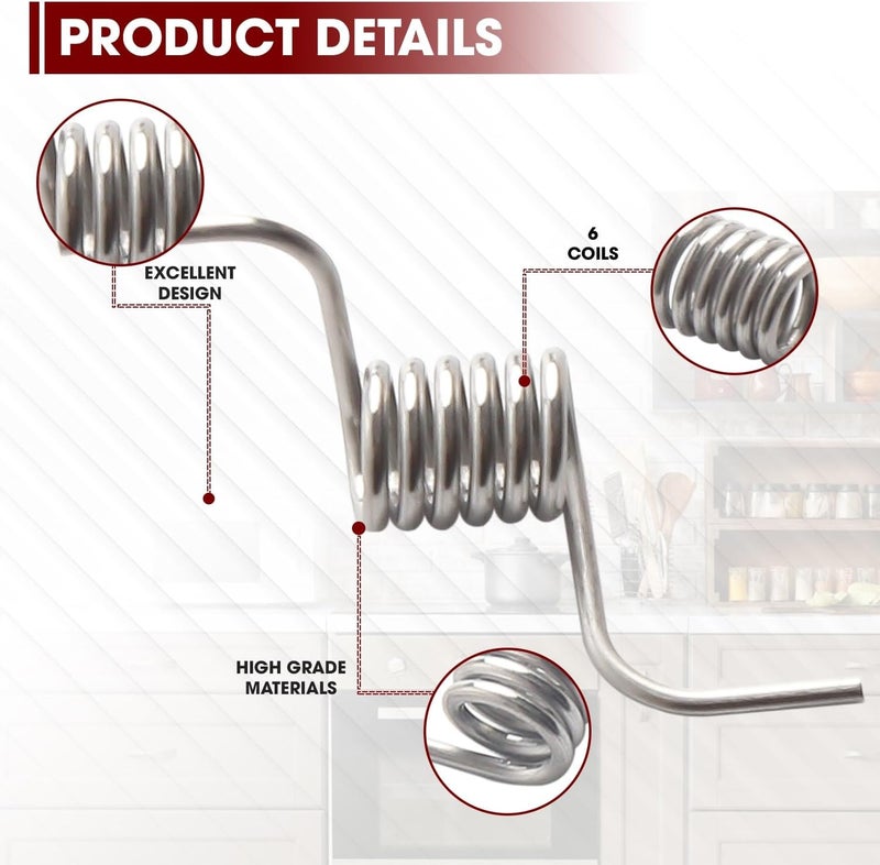 Seentech 2 - Pack MHY62044106 Refrigerator Door Spring Replacement for LG, Ken-more by Fit part numbers AP5657415, MHY62044103, MHY62044104 - Image 5